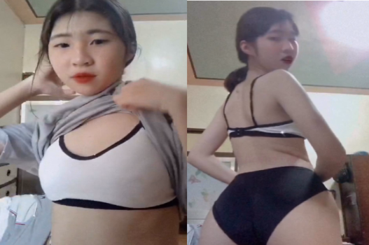 Nàng sinh viên quyến rũ với màn trình diễn gợi cảm