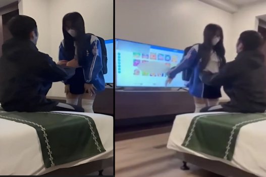 Nữ sinh Việt lén lút tìm đến nhà nghỉ để mặn nồng bên bạn trai